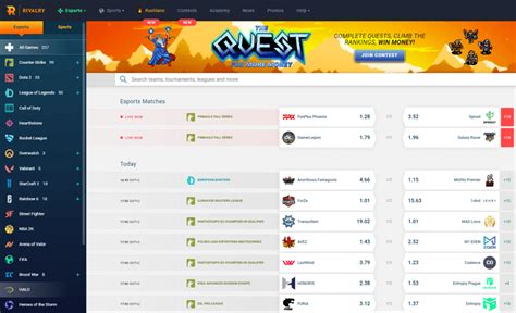 Rivalry eSports Betting Review I Discover Bonuses, Odds and More.